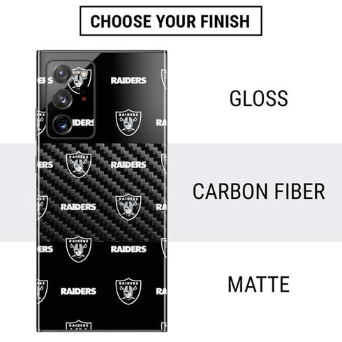 NFL Raiders Blitz Series Galaxy Note20 Ultra 5G Skin