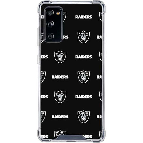 NFL Raiders Blitz Series Galaxy S20 FE Clear Case