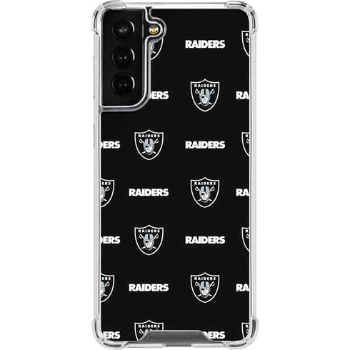 NFL Raiders Blitz Series Galaxy S21 FE Clear Case