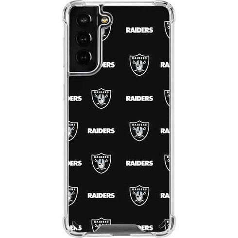 NFL Raiders Blitz Series Galaxy S21 Plus 5G Clear Case