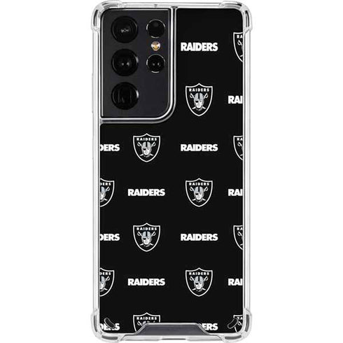 NFL Raiders Blitz Series Galaxy S21 Ultra 5G Clear Case
