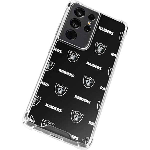 NFL Raiders Blitz Series Galaxy S21 Ultra 5G Clear Case