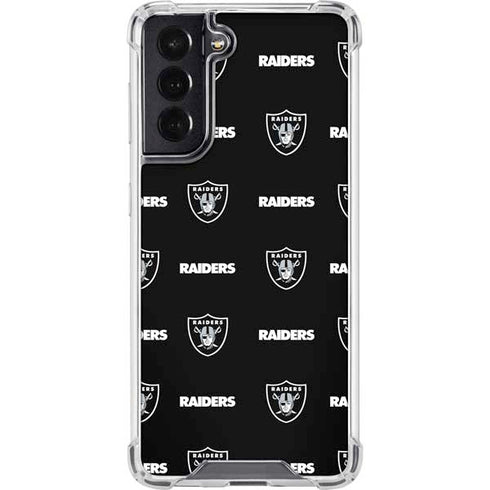 NFL Raiders Blitz Series Galaxy S22 Clear Case