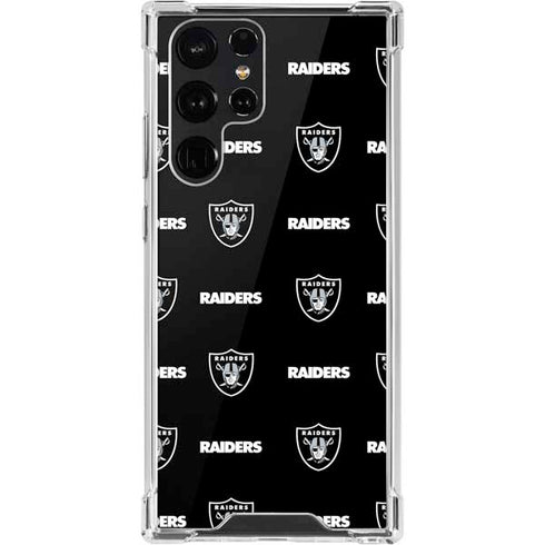 NFL Raiders Blitz Series Galaxy S22 Ultra Clear Case