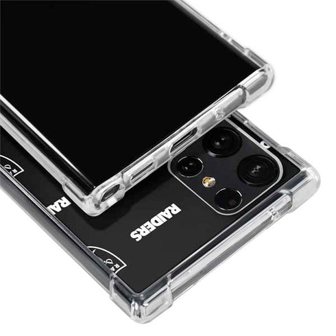 NFL Raiders Blitz Series Galaxy S22 Ultra Clear Case