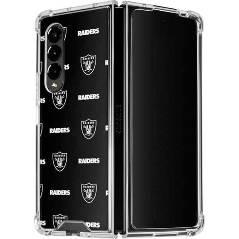 NFL Raiders Blitz Series Galaxy Z Fold4 5G Clear Case