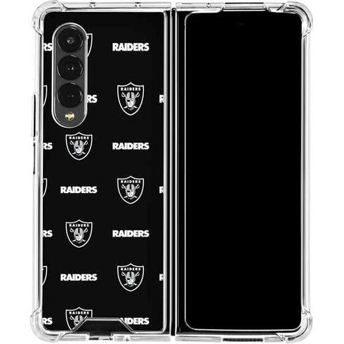 NFL Raiders Blitz Series Galaxy Z Fold4 5G Clear Case