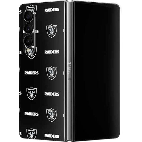NFL Raiders Blitz Series Galaxy Z Fold4 5G Skin