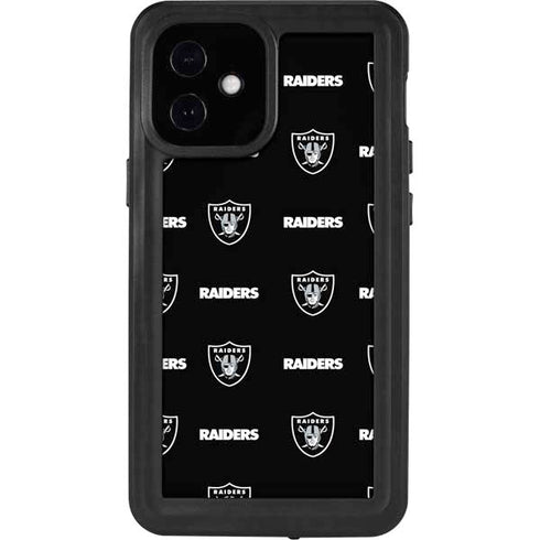 NFL Raiders Blitz Series iPhone 12 Mini Waterproof Case
