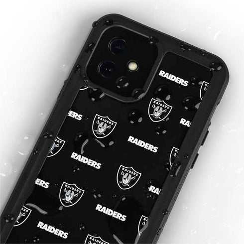 NFL Raiders Blitz Series iPhone 12 Mini Waterproof Case