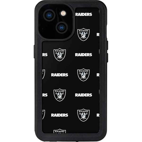 NFL Raiders Blitz Series iPhone 13 Mini Waterproof Case