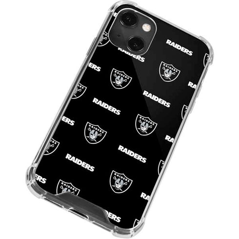 NFL Raiders Blitz Series iPhone 15 Plus Clear Case