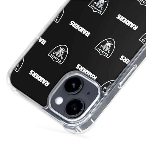 NFL Raiders Blitz Series iPhone 15 Plus MagSafe Case