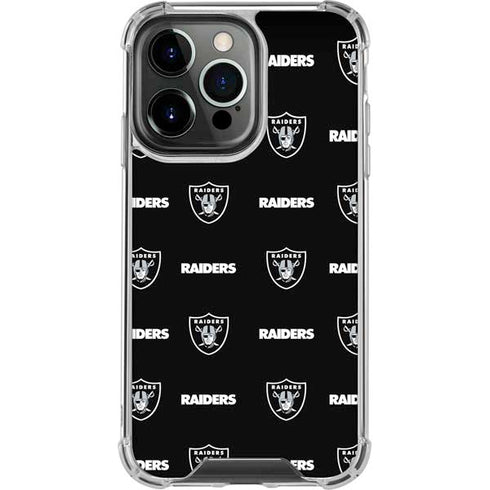 NFL Raiders Blitz Series iPhone 14 Pro Clear Case