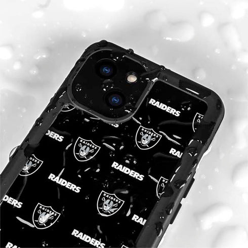 NFL Raiders Blitz Series iPhone 15 Plus Waterproof Case