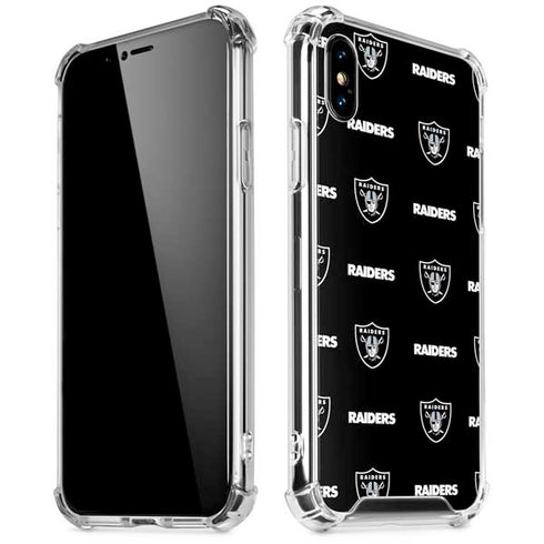 NFL Raiders Blitz Series iPhone XS Max Clear Case