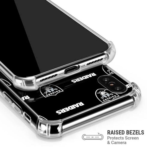 NFL Raiders Blitz Series iPhone XS Max Clear Case