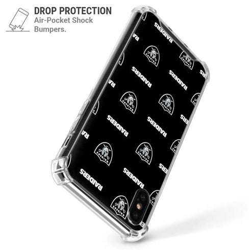 NFL Raiders Blitz Series iPhone XS Max Clear Case