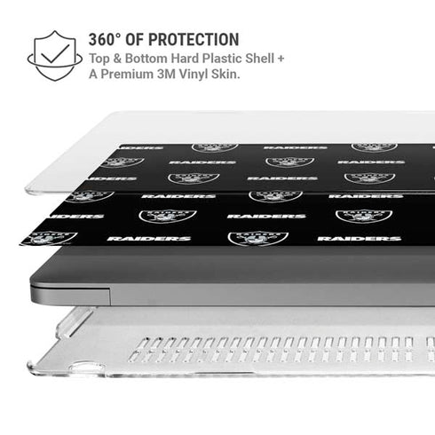 NFL Raiders Blitz Series MacBook Pro 16in (2021-25) Case plus Skin