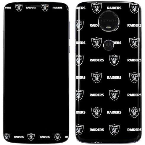 NFL Raiders Blitz Series Moto E5 Plus Skin