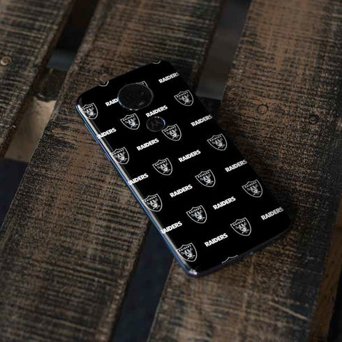 NFL Raiders Blitz Series Moto E5 Plus Skin