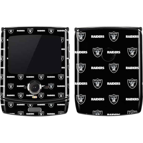 NFL Raiders Blitz Series Motorola RAZR Skin