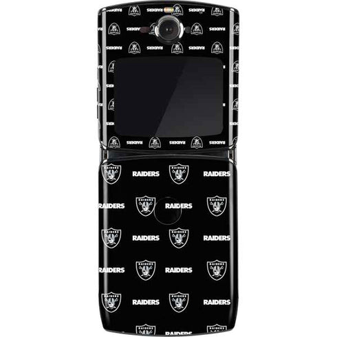 NFL Raiders Blitz Series Motorola RAZR Skin