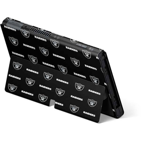 NFL Raiders Blitz Series Nintendo Switch OLED (2021) Skin