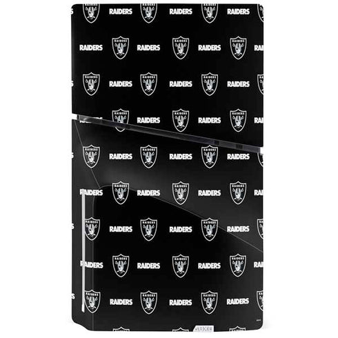NFL Raiders Blitz Series PS5 Slim Disk Bundle Skin