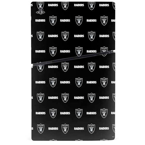 NFL Raiders Blitz Series PS5 Slim Disk Console Skin