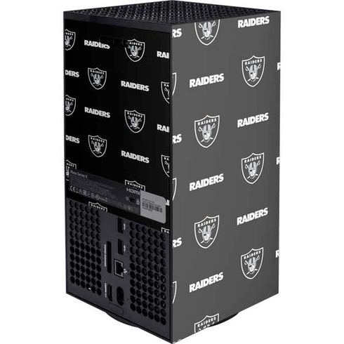 NFL Raiders Blitz Series Xbox Series X Console Skin
