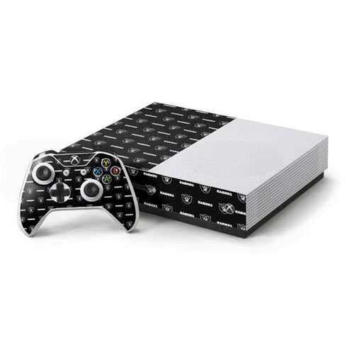 NFL Raiders Blitz Series Xbox One S Console and Controller Bundle Skin