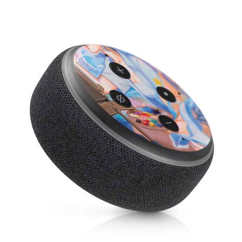 Rainbow Anime Artist Painter by Ivy Dolamore Amazon Echo Dot Skin
