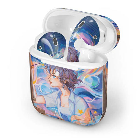 Rainbow Anime Artist Painter by Ivy Dolamore Apple AirPods 2 Skin