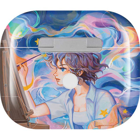 Rainbow Anime Artist Painter by Ivy Dolamore Apple AirPods (3rd Gen 2021) Skin