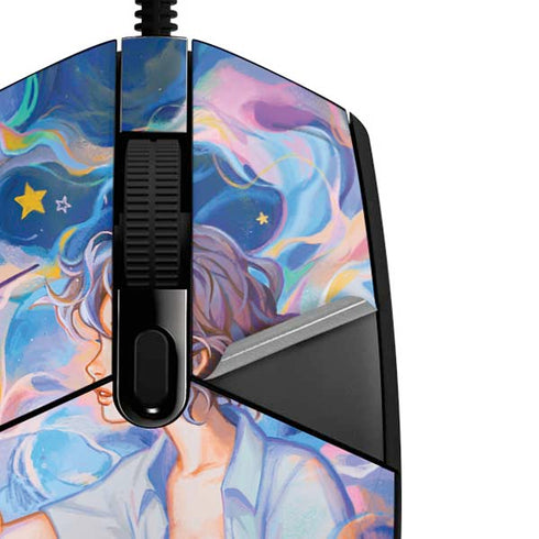 Rainbow Anime Artist Painter by Ivy Dolamore G203 Prodigy RGB Wired Gaming Mouse Skin