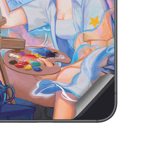 Rainbow Anime Artist Painter by Ivy Dolamore Galaxy A14 5G Skin