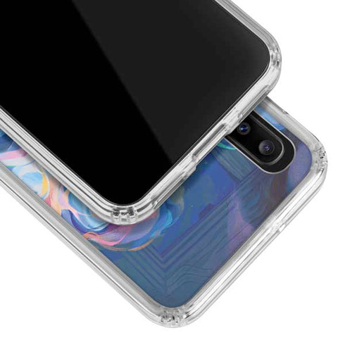 Rainbow Anime Artist Painter by Ivy Dolamore Galaxy A30 Clear Case