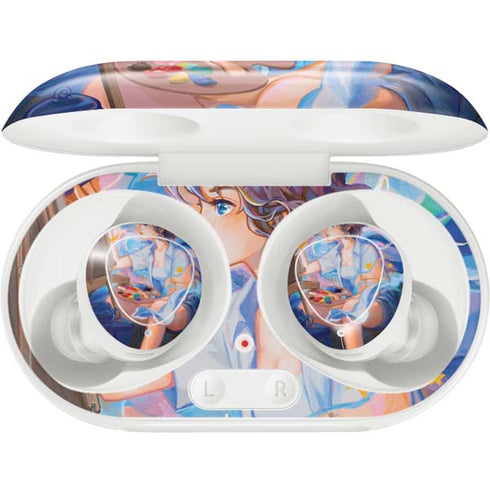 Rainbow Anime Artist Painter by Ivy Dolamore Galaxy Buds Plus Skin