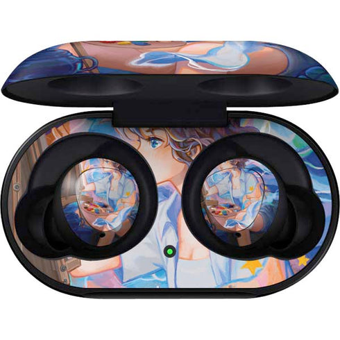 Rainbow Anime Artist Painter by Ivy Dolamore Galaxy Buds Skin