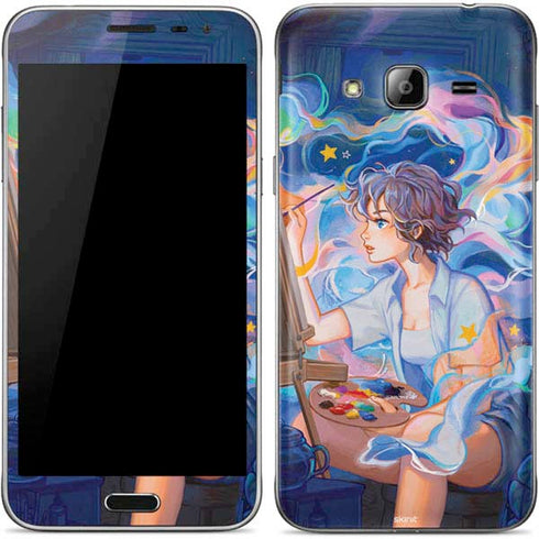 Rainbow Anime Artist Painter by Ivy Dolamore Galaxy J3 Skin