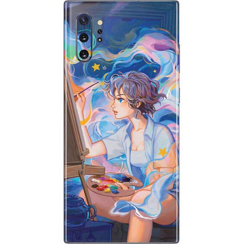 Rainbow Anime Artist Painter by Ivy Dolamore Galaxy Note 10 Plus Skin