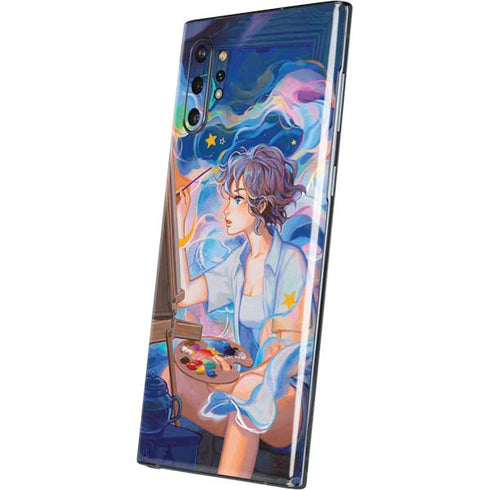 Rainbow Anime Artist Painter by Ivy Dolamore Galaxy Note 10 Plus Skin