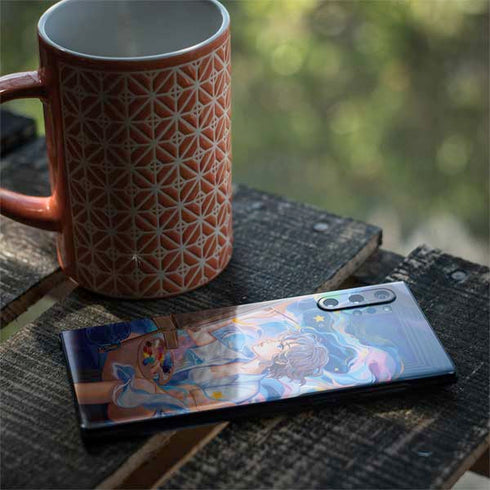 Rainbow Anime Artist Painter by Ivy Dolamore Galaxy Note 10 Plus Skin