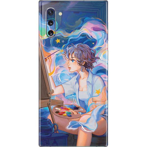 Rainbow Anime Artist Painter by Ivy Dolamore Galaxy Note 10 Skin