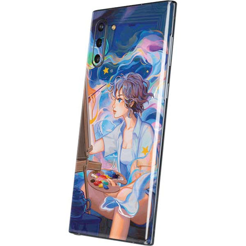 Rainbow Anime Artist Painter by Ivy Dolamore Galaxy Note 10 Skin
