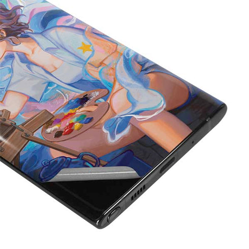 Rainbow Anime Artist Painter by Ivy Dolamore Galaxy Note 10 Skin