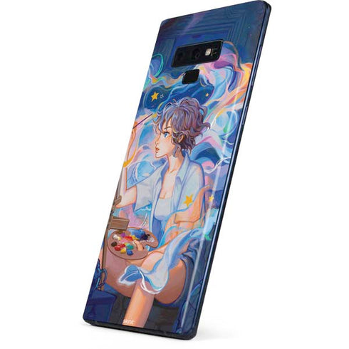 Rainbow Anime Artist Painter by Ivy Dolamore Galaxy Note 9 Skin
