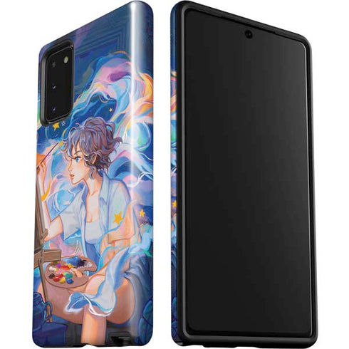 Rainbow Anime Artist Painter by Ivy Dolamore Galaxy Note20 5G Pro Case
