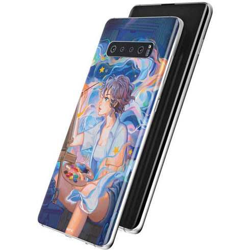 Rainbow Anime Artist Painter by Ivy Dolamore Galaxy S10 Plus Skin